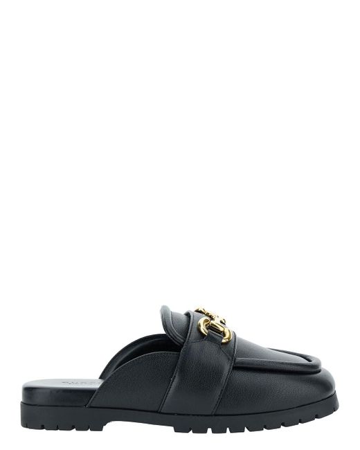 Gucci Black Loafers With Horsebit Detail