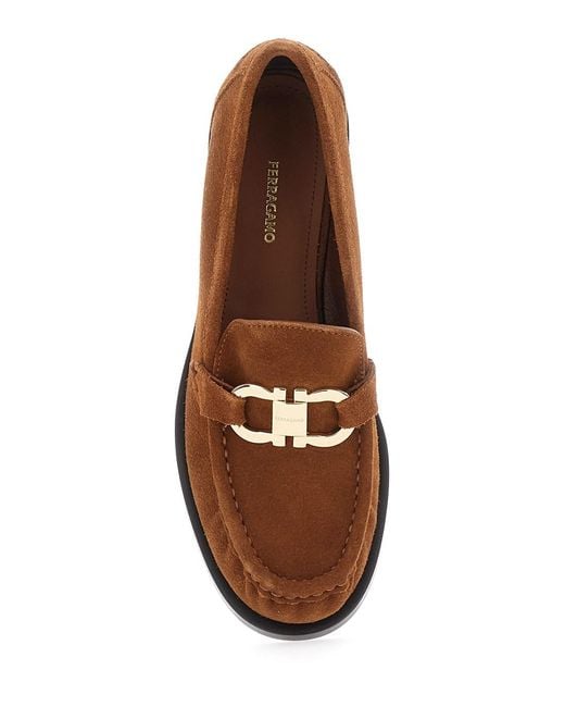 Ferragamo Brown Marian Soft Mocassin