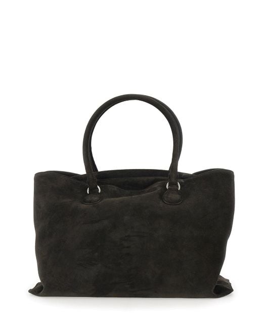 OSOI Black 'Shell Brot Large' Shopper With Two Handles And Key Pendant