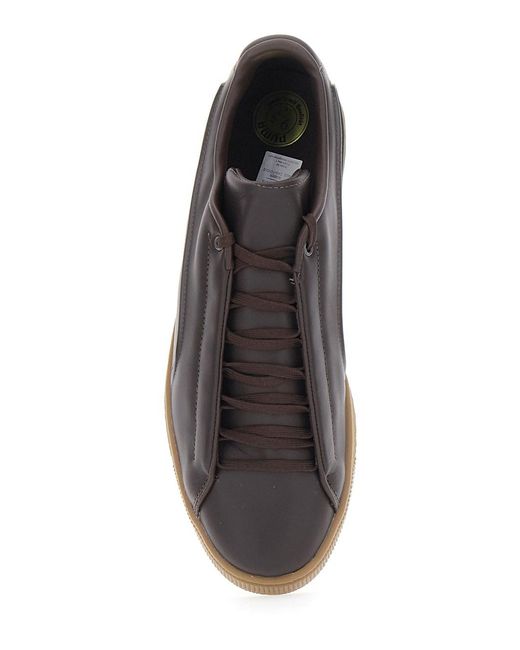 PUMA Brown Sneakers Suede Modern Lth With A Suede Upper And Rubber Sol for men