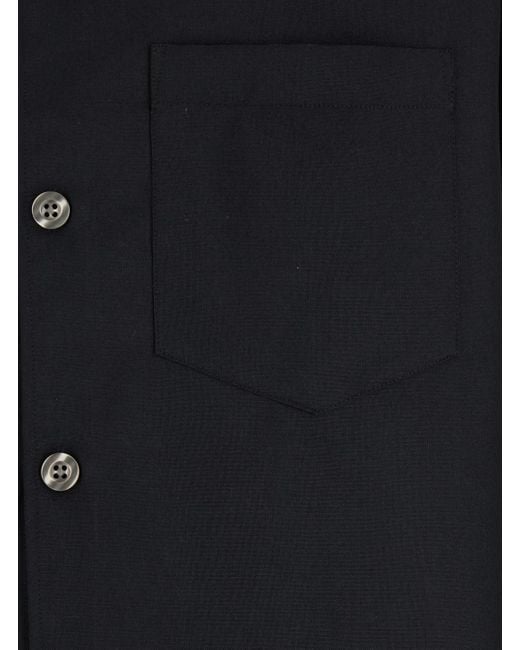 Le Plain Blue Shirt With Classic Collar for men