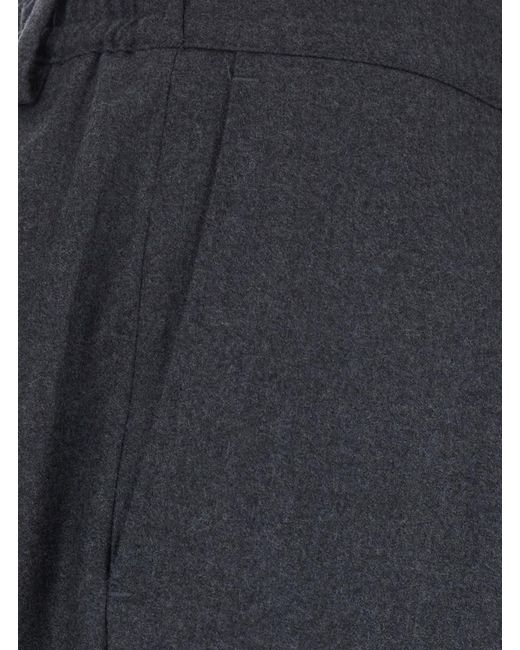 Low Brand Blue Pants Oversease With Side Pockets And Straight Hems for men