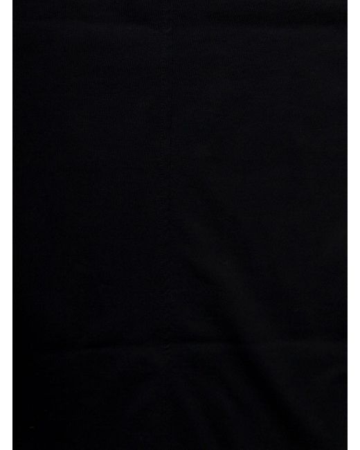 The Row Black 'chiara' Crewneck T-shirt In Cotton Woman