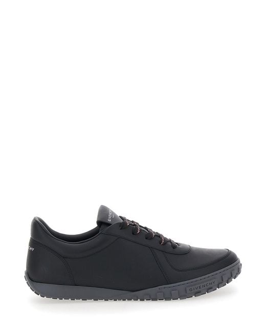 Givenchy Black Glide Low Top Sneakers With Logo Lettering On The Tongue And Heel for men