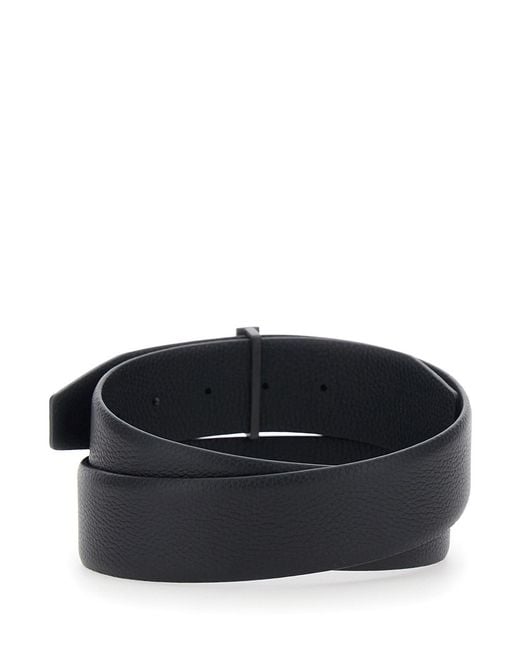 Tom Ford Black 'Icon T' Belt With T-Shaped Buckle for men