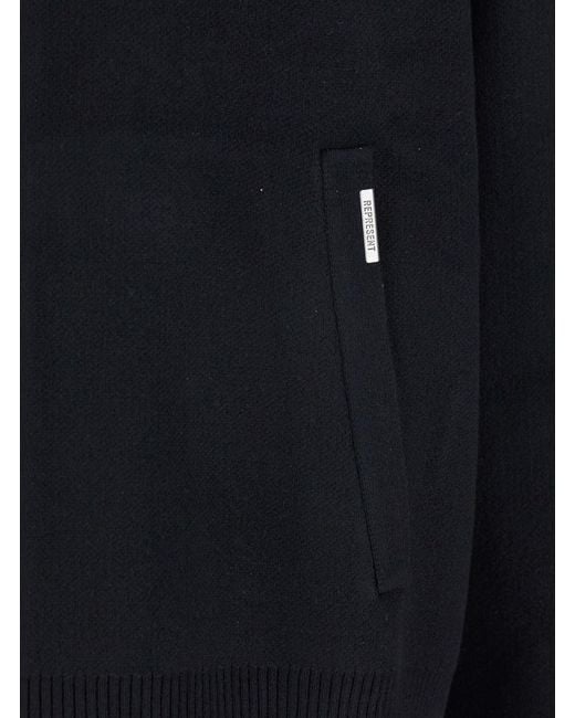 Represent Blue Sweatshirt With Logo Embroidery On The Rear And Logo Patch On The Pocket for men