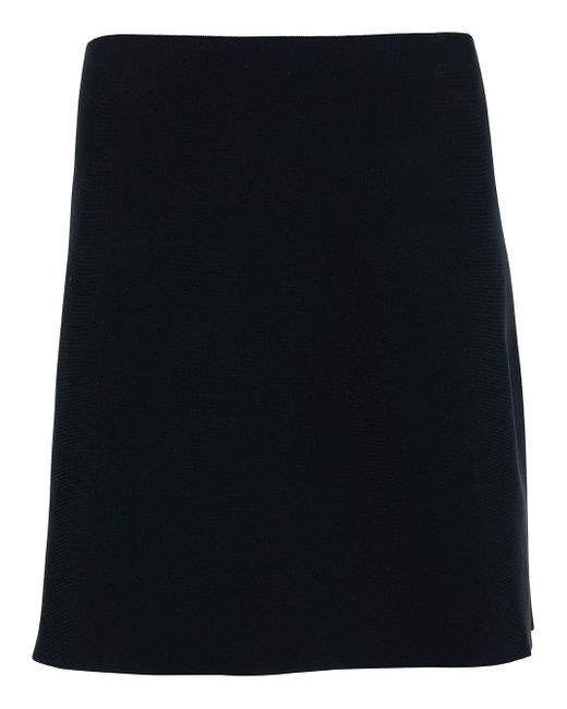 Jil Sander Black Mini Skirt With Regular Waist