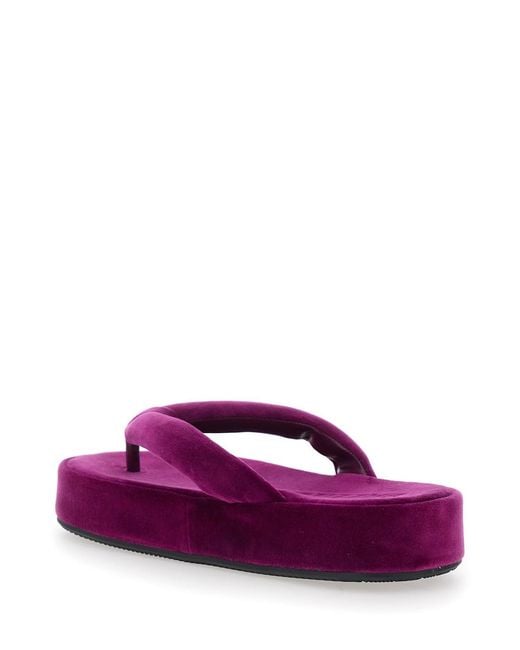 Balenciaga Purple Sandals Jet Leg