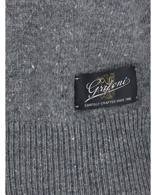 Grifoni Gray Wool Zip Pull