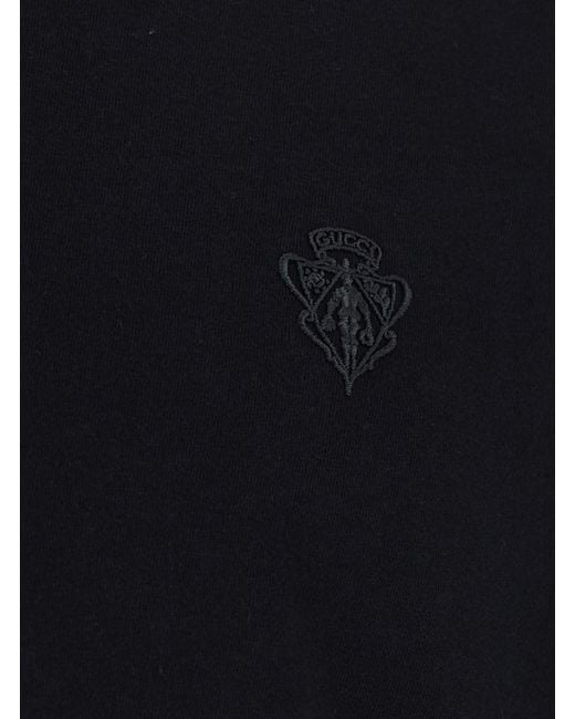 Gucci Black Crest Ricamato for men