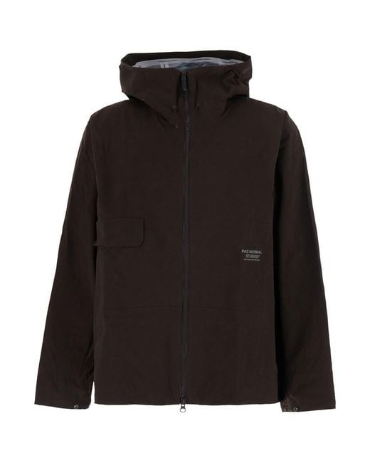 Pas Normal Studios Black Off-Race 3L Shell Jacket With Tech Fabric And for men