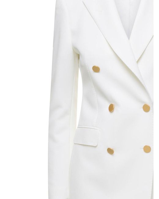 Tagliatore White Double-Breasted Suit