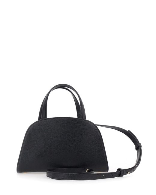 Tory Burch Black Romy Tote Bag With Leather Handles For