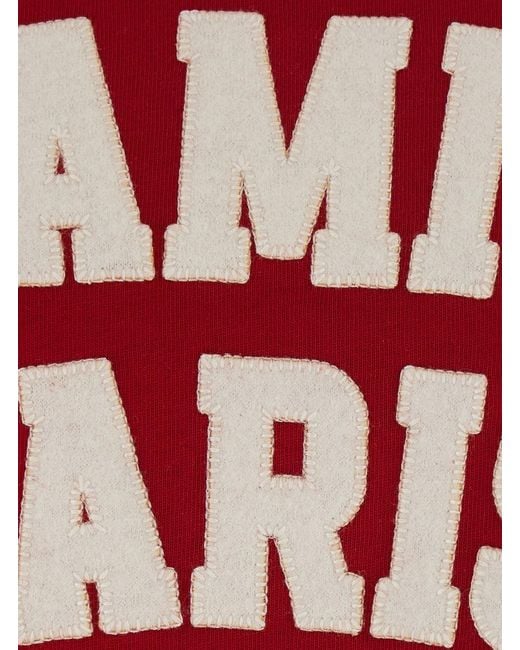 AMI T-Shirt With Embroidered Logo On The Front