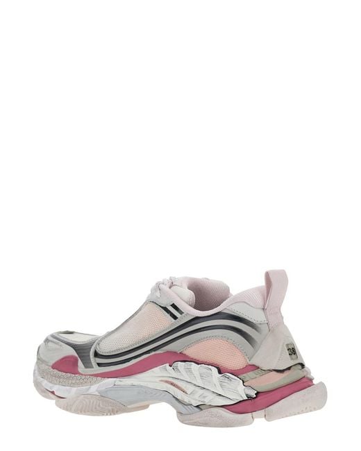 Balenciaga White Sneakers Triple S 2 Gradient Mesh