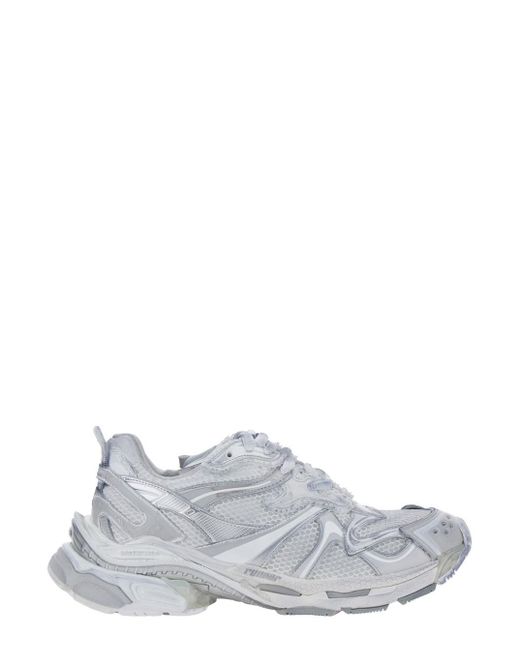 Sneaker Low Top Con Logo Lettering Sul Tallone E Design A I di Balenciaga in White da Uomo