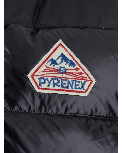 Pyrenex Black Sleeveless High Neck Jacket With Front Zip