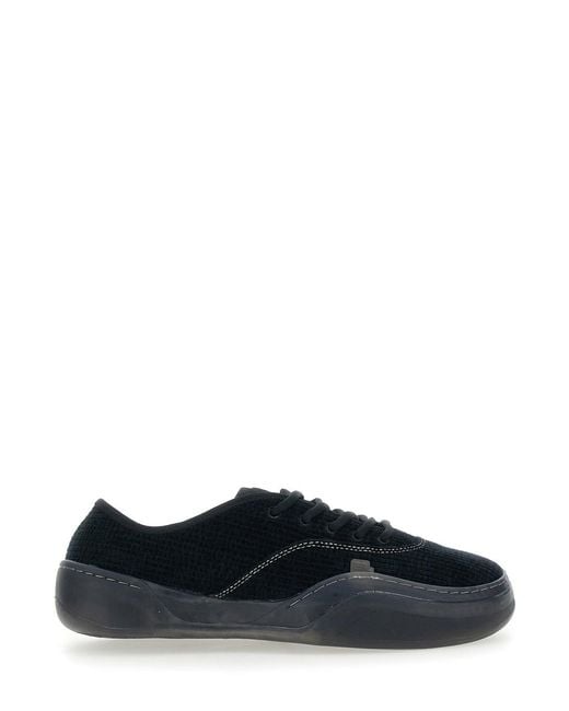 ERL Black 'Low Skate Mule' Low-Top Sneaker With Side Logo for men