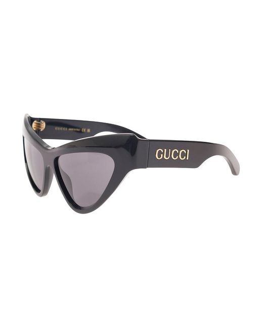 Gucci Multicolor 'Gg1294S' Cat-Eye Sunglasses With Logo Lettering