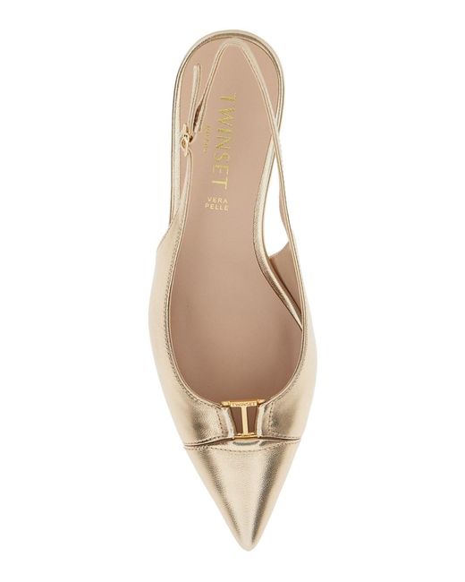 Twinset Natural Pumps 'Pointed Design'