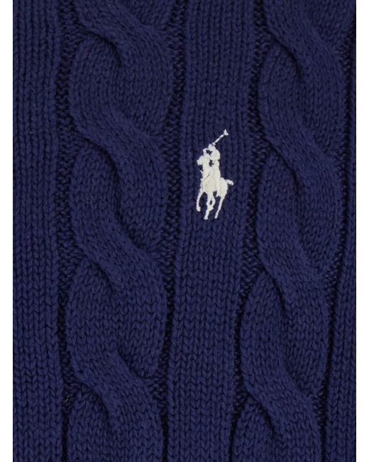 Polo Ralph Lauren Blue Crewneck Sweater Cotton for men