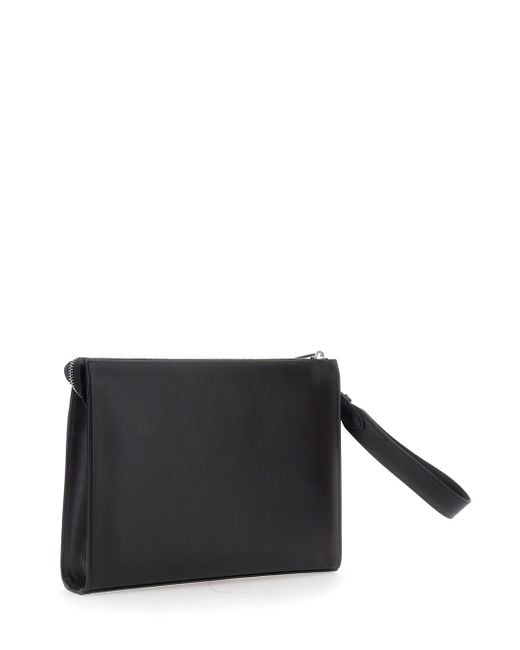 Cltuch Con Motivo Ff E Placca Logo Ff di Fendi in Black da Uomo