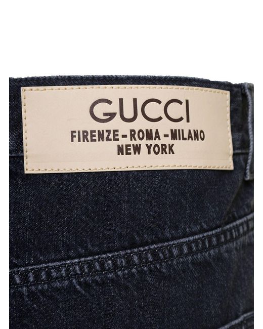 Gucci Blue Look 4 Jeans Fermo 54Pant for men