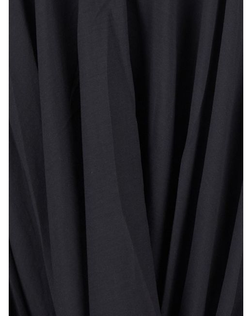 Gonna 'Cocoon' Con Orlo Asimmetrico E Design Drappeggiato di Totême  in Black