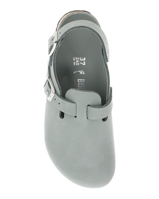 Mule 'Tokio' Con Fibbia Sul Fronte E Sul Retro di Birkenstock in White