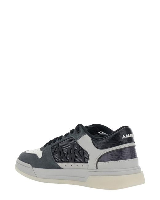 Amiri Gray Classic Low Sneakers With Rubber Sole for men