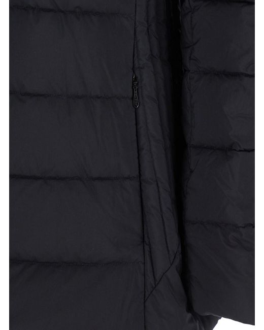 Tatras Black Down Jacket With Fur Hood