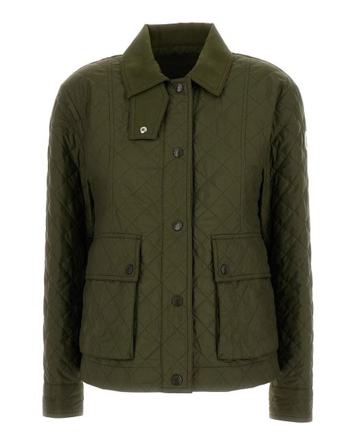 Moncler Green Military Padded 'Galene' Jacket