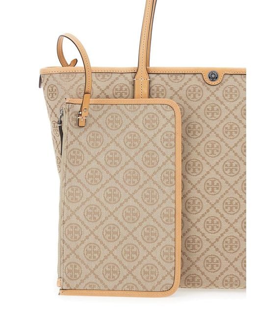 Tory Burch Natural Tote Bag Canvas