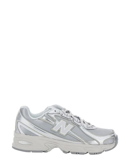 New Balance White Sneakers '740'