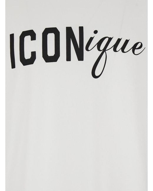 DSquared² White Cotton T for men