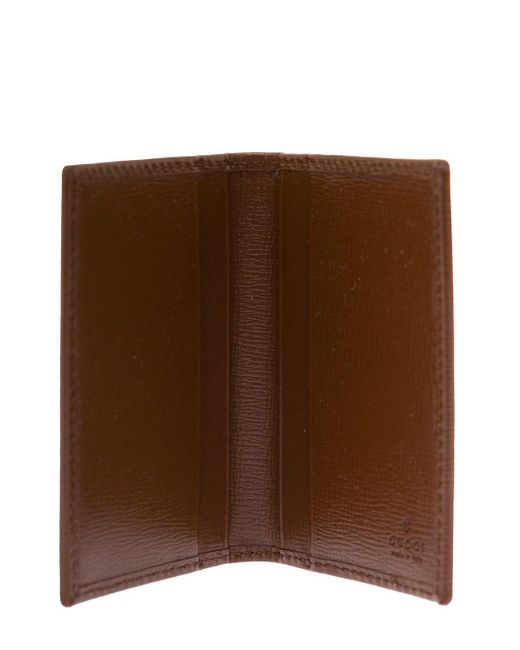 Wallets & cardholders di Gucci in Brown da Uomo