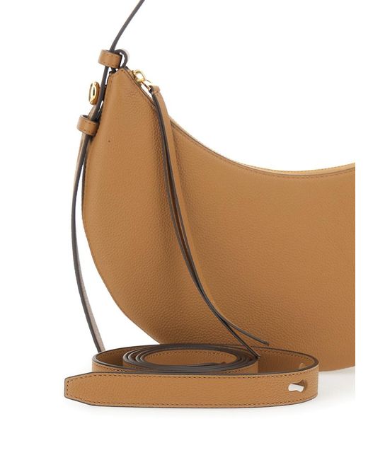 Tory Burch Brown Shoulder Bag Romy Half Moon