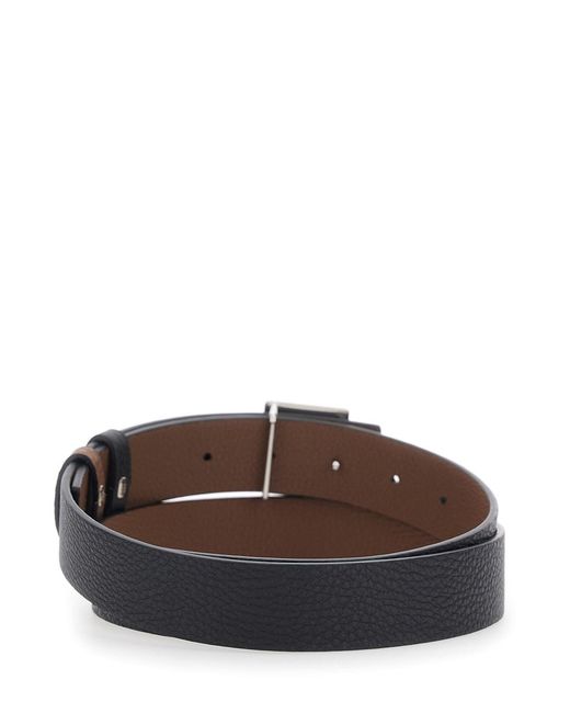 Fendi Multicolor 3 Cm Pelle Ff Metal Reversibile for men
