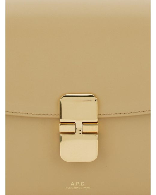 Borsa A Tracolla 'Grace' Piccola Con Tracolla Regolabile E Plac di A.P.C. in Natural