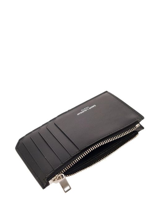 Saint Laurent Black Card Holder Accessories for men
