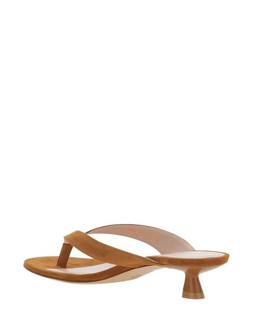 Stuart Weitzman Brown Sandals Rio Sleek