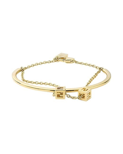 Fendi Metallic Bracciale Semi Metallo Sp