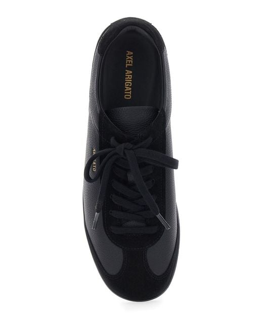 Axel Arigato Black 'Zane' Low Top Sneakers With Logo Lettering On The Side for men