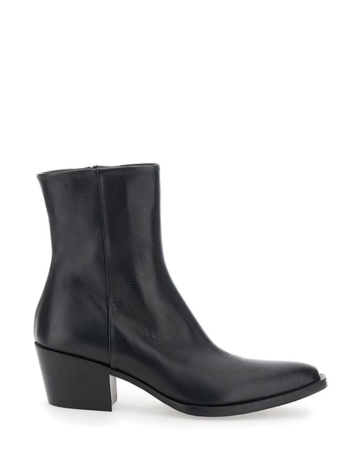 Strategia Black 'Spectra' Ankle Boots