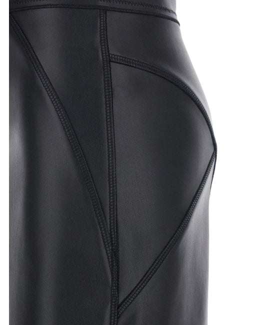 Gonna Con Chiusura Con Zip Sul Retro di ..,merci in Black
