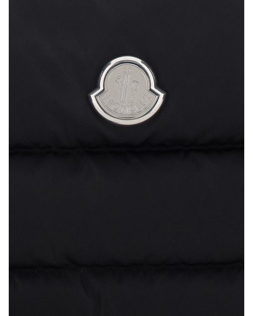 Moncler Black 'Caradoc' Clutch With Logo Patch On The Front