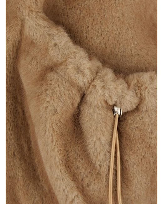 GIOVANNI PARIS Brown Leather Sleeveless Jacket For