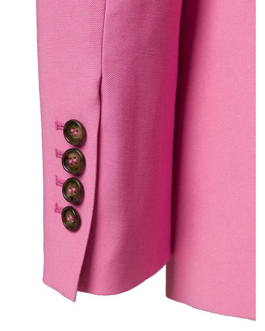 ANDAMANE Pink 'Lavinia' Double-Breasted Jacket