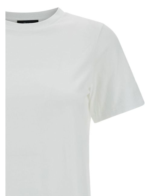 Theory White Crewneck T-Shirt