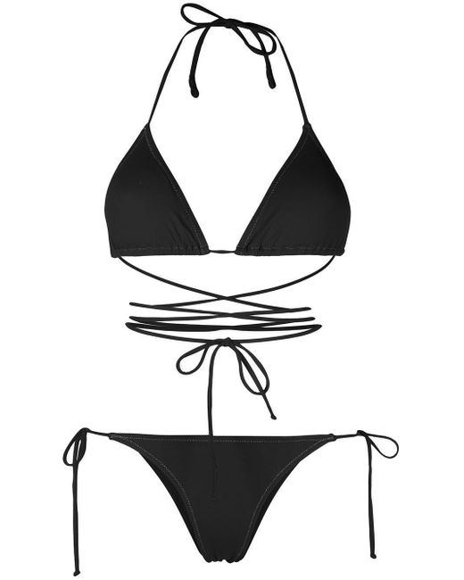 Reina Olga Black The Miami Bikini Set